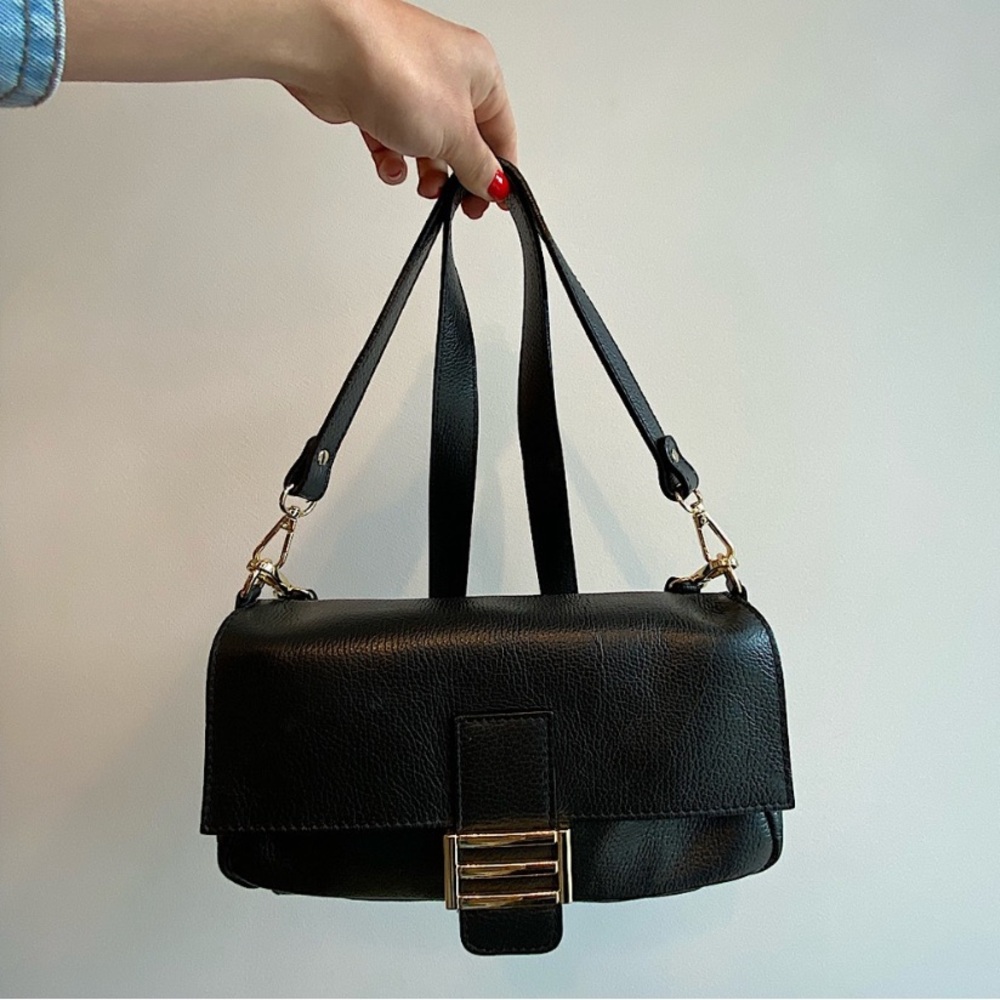 Italian leather bag.